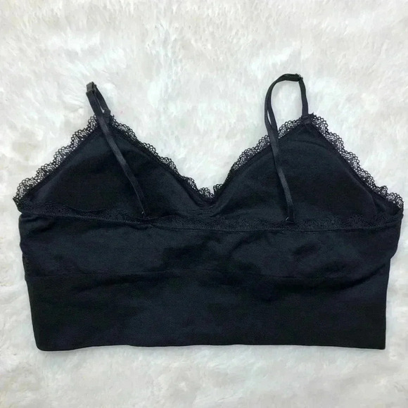 George Bralette Lace  Trim Black Size Medium - Picture 9 of 16